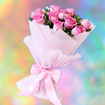 Rose bouquet of Pink flowers